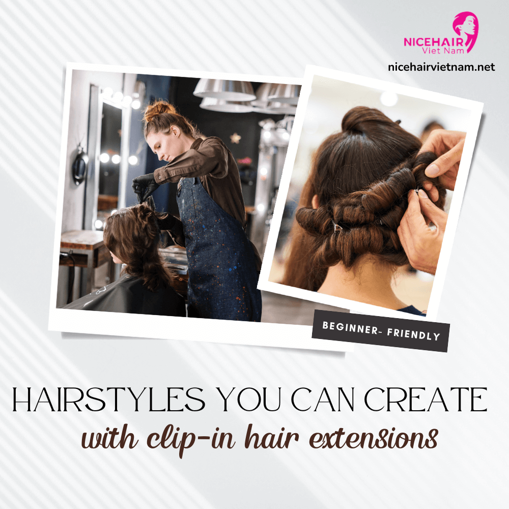 Hairstyles you can create with clip-in hair extensions