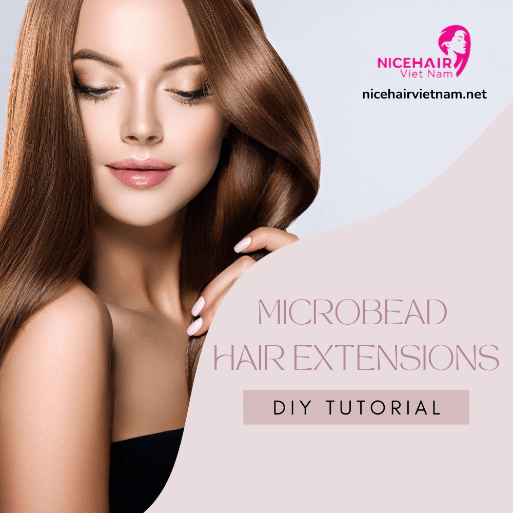 Microbead hair extensions DIY tutorial