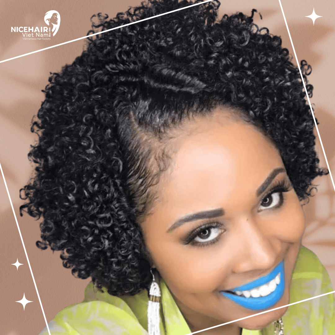 Perfectly Curled Natural Hair: Gorgeous and Healthy