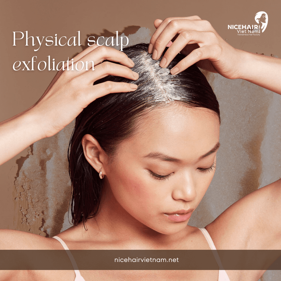Physical scalp exfoliation