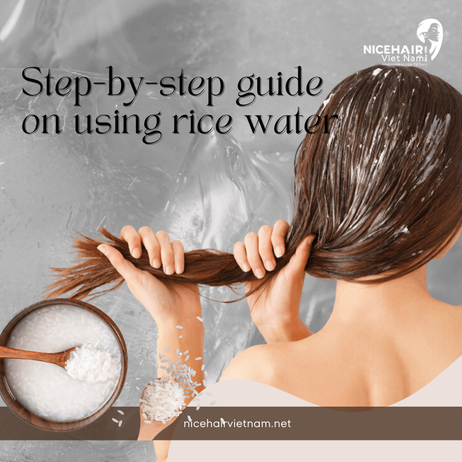 Step-by-step guide on using rice water for your hair