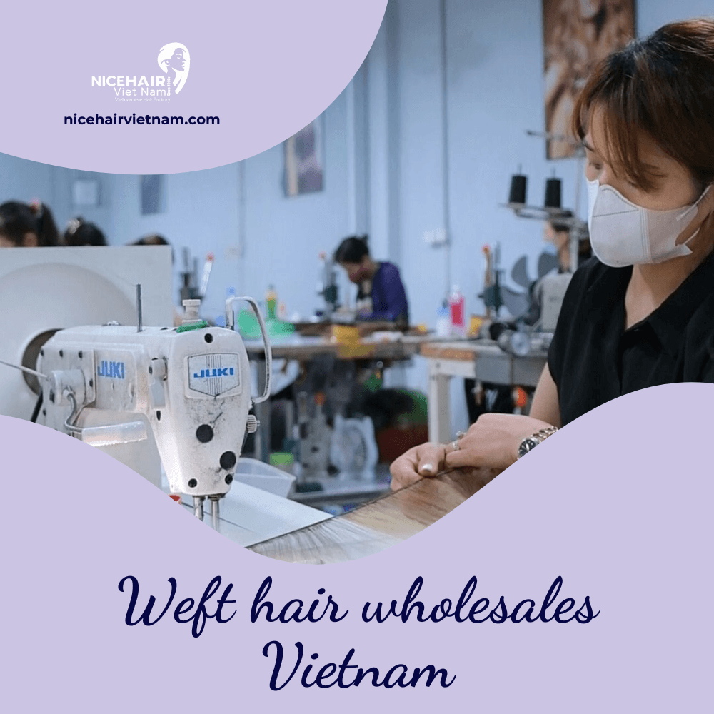 Weft hair wholesales Vietnam